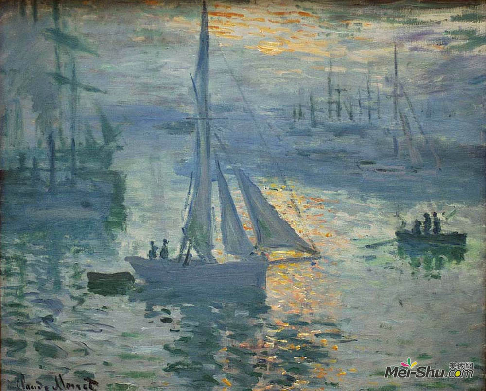 克劳德·莫奈(Claude Monet)高清作品《日出海》