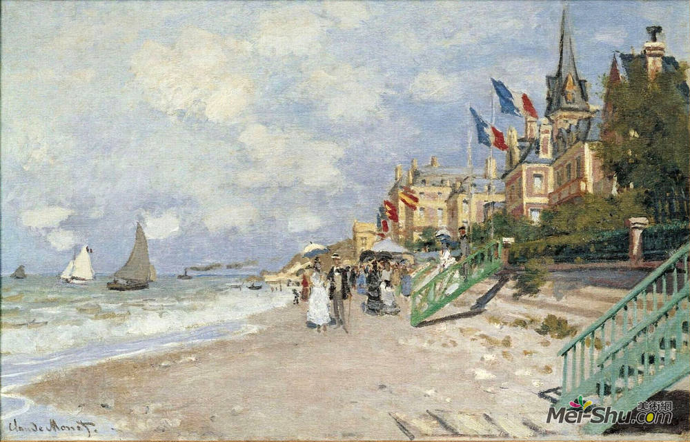 克劳德·莫奈(claude monet)高清作品:the boardwalk