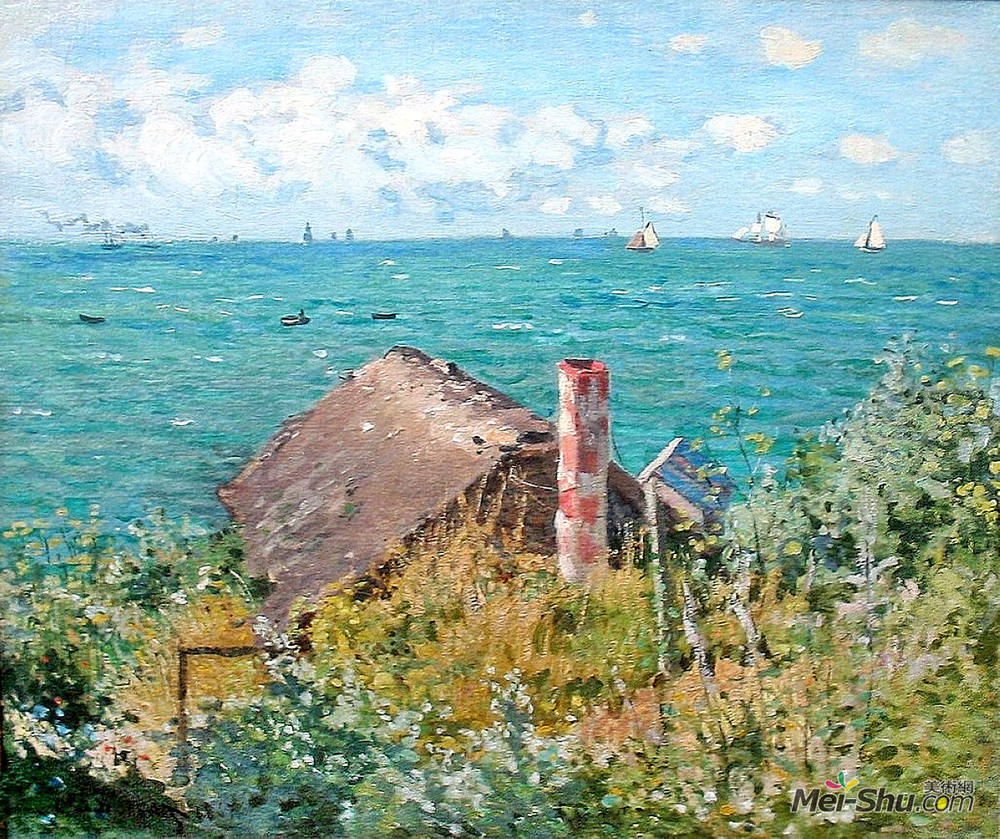 克劳德·莫奈(Claude Monet)高清作品《圣安德烈斯的小屋》