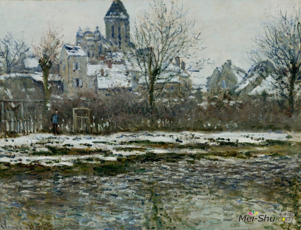 克劳德·莫奈(Claude Monet)高清作品《中岛幸惠的维修尔教堂》