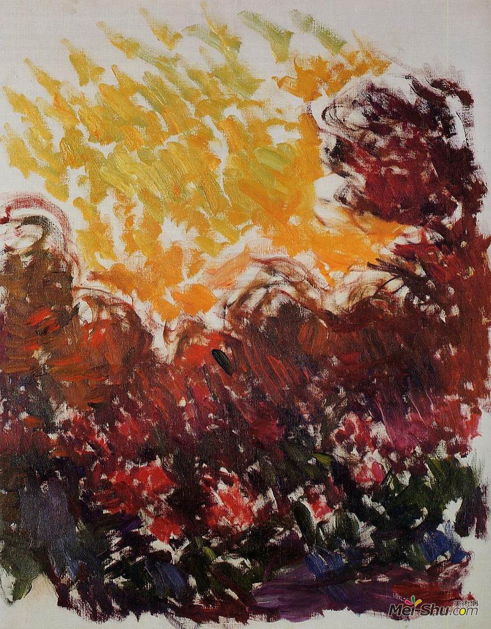 克劳德·莫奈(Claude Monet)高清作品《吉维尼的花园》