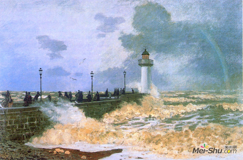 克劳德·莫奈(Claude Monet)高清作品《勒阿弗尔码头》