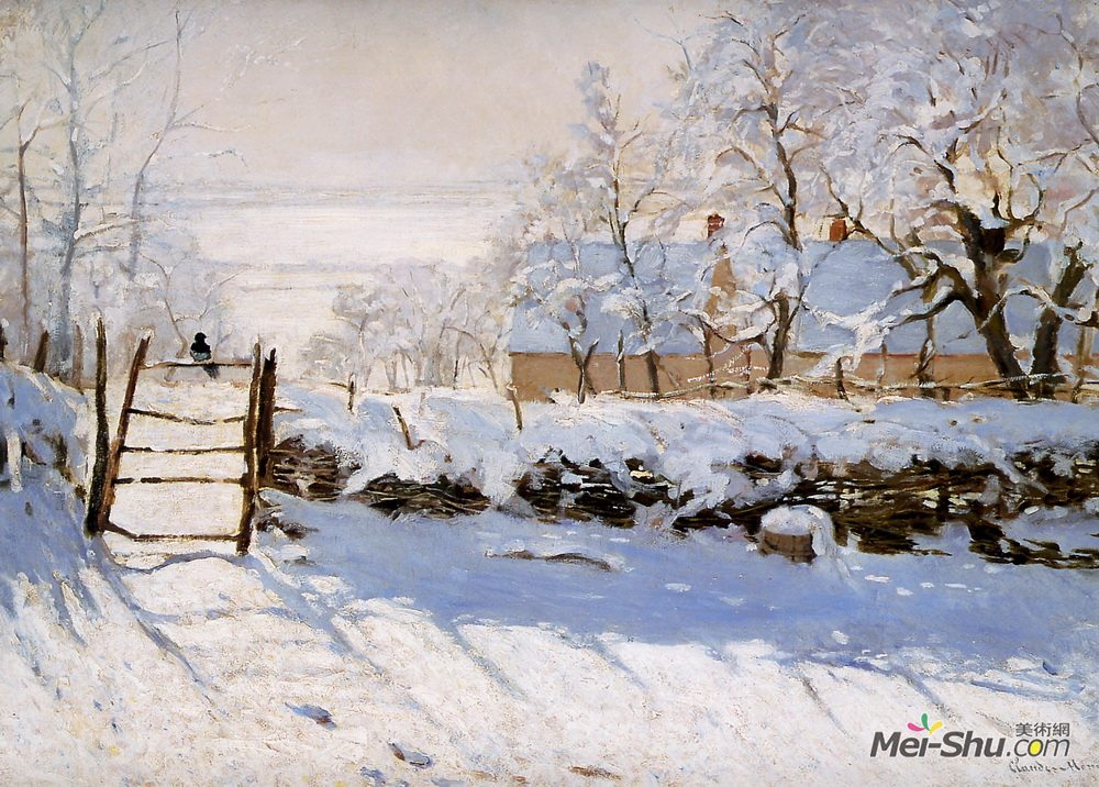 克劳德·莫奈(Claude Monet)高清作品《喜鹊》