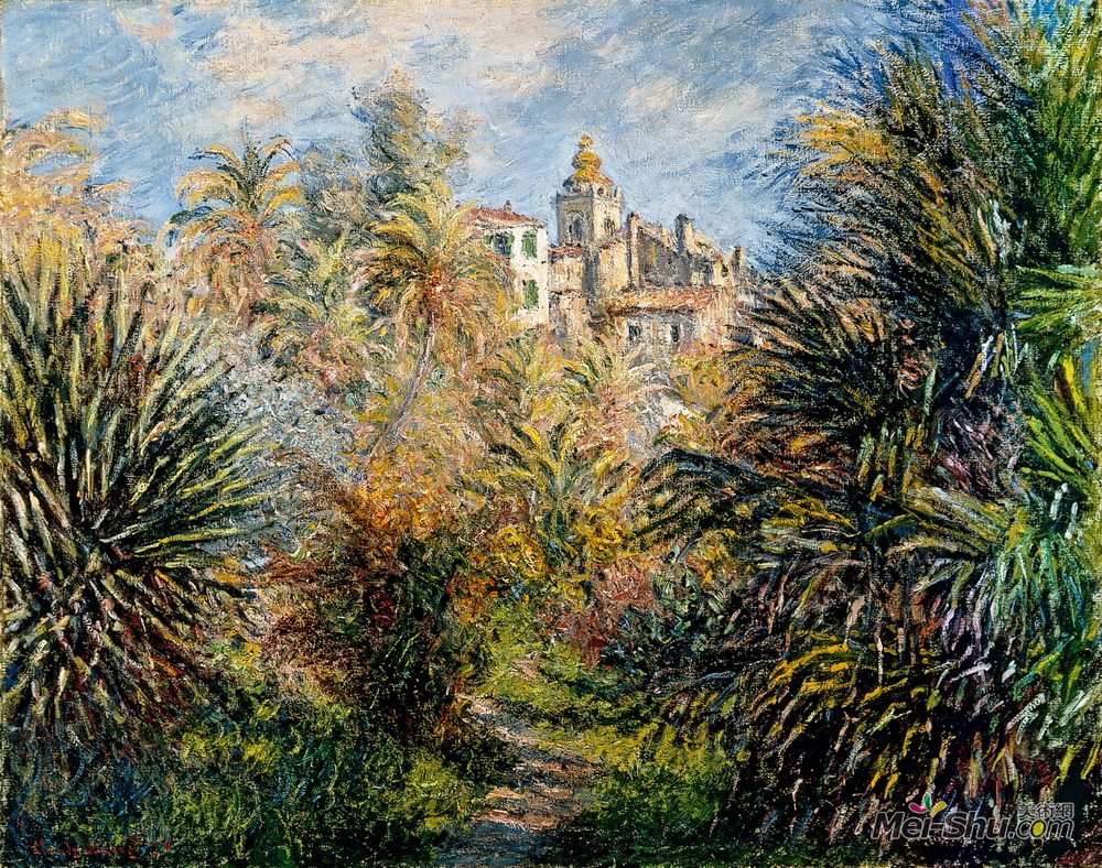 克劳德·莫奈(Claude Monet)高清作品《The Moreno Garden at Bordighera》