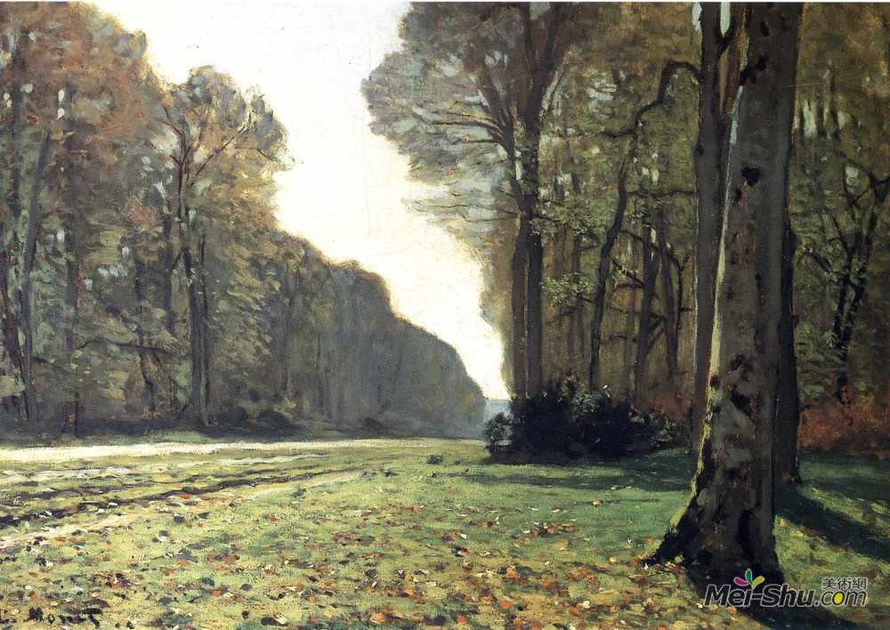 克劳德·莫奈(Claude Monet)高清作品《The Pave de Chailly in the Forest》