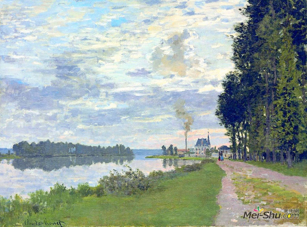 克劳德·莫奈(Claude Monet)高清作品《02阿让特伊长廊》