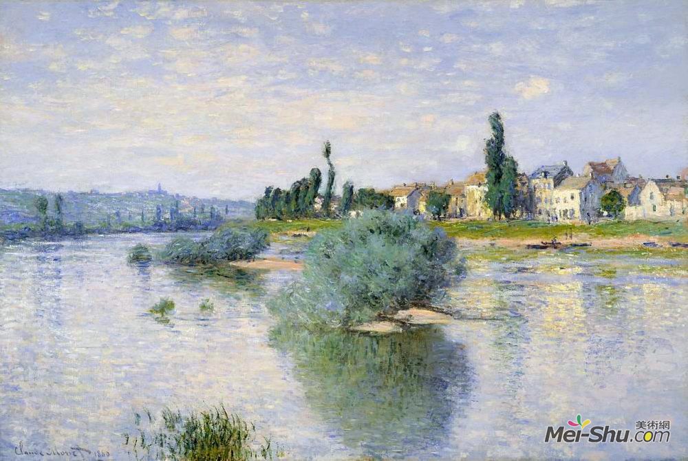 克劳德·莫奈(Claude Monet)高清作品《The Seine at Lavacourt》