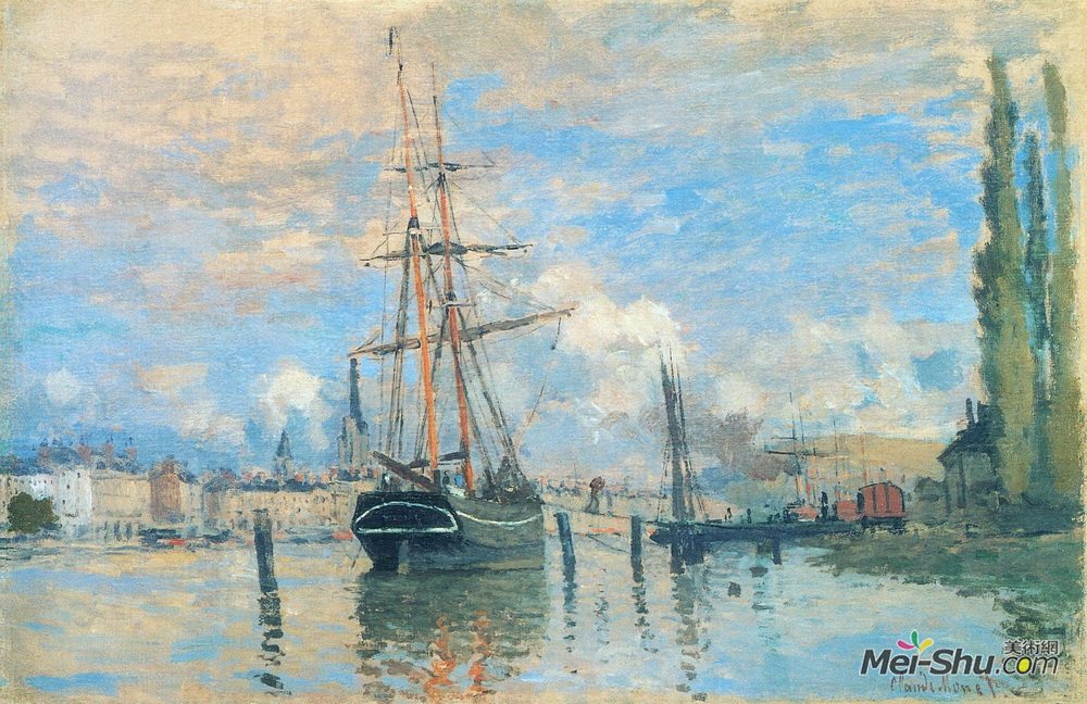 克劳德·莫奈(Claude Monet)高清作品《鲁昂塞纳河》