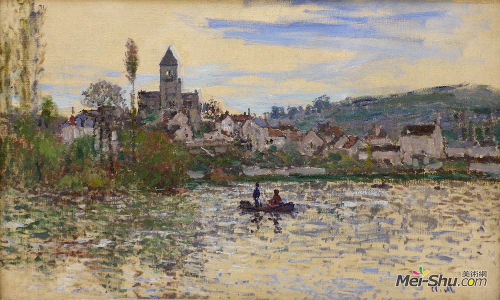 克劳德·莫奈(Claude Monet)高清作品《The Seine at Vetheuil》