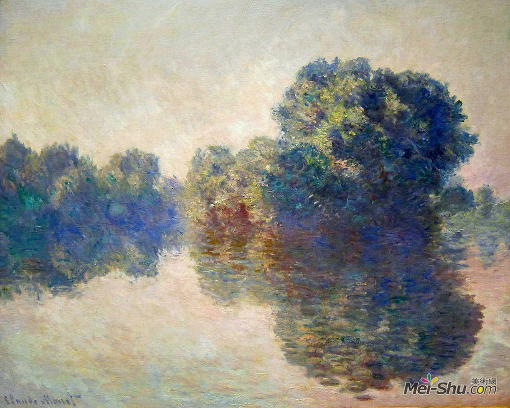 克劳德·莫奈(Claude Monet)高清作品《吉维尼附近的塞纳河》