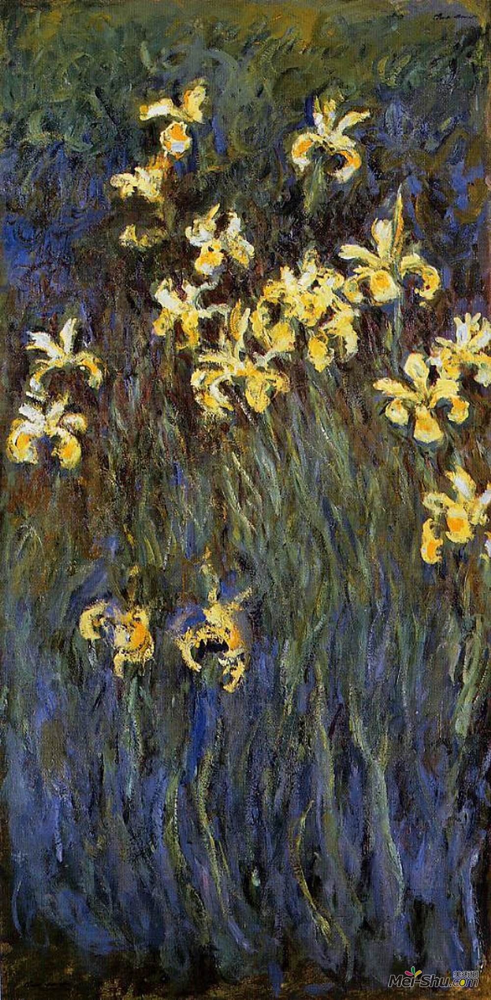 克劳德·莫奈(Claude Monet)高清作品《黄鸢尾》