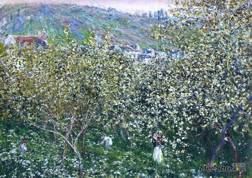 克劳德·莫奈(Claude Monet)高清作品《花梨树》
