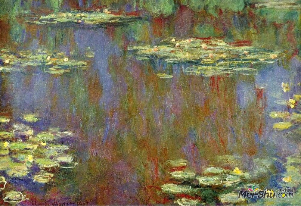 克劳德·莫奈(Claude Monet)高清作品《睡莲》