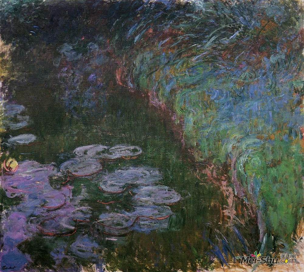 克劳德·莫奈(Claude Monet)高清作品《睡莲》