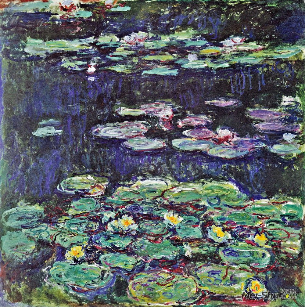 克劳德·莫奈(Claude Monet)高清作品《睡莲》