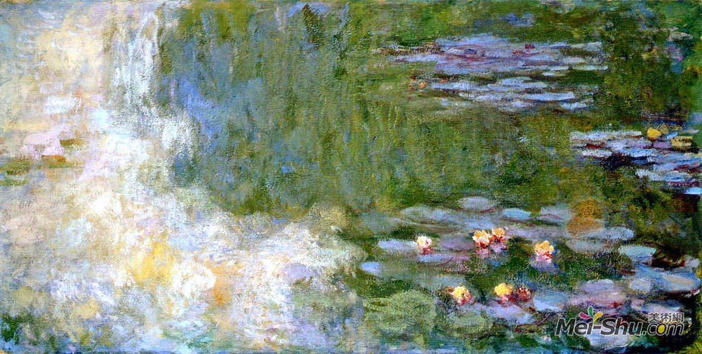 克劳德·莫奈(Claude Monet)高清作品《睡莲池》
