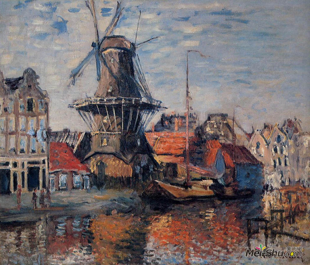 克劳德·莫奈(Claude Monet)高清作品《世界地图西班牙阿姆斯特丹》