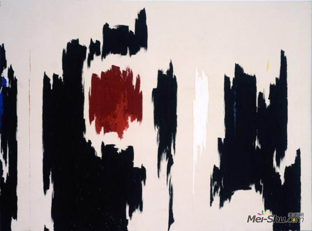 克莱佛·史提(Clyfford Still)高清作品《无题》