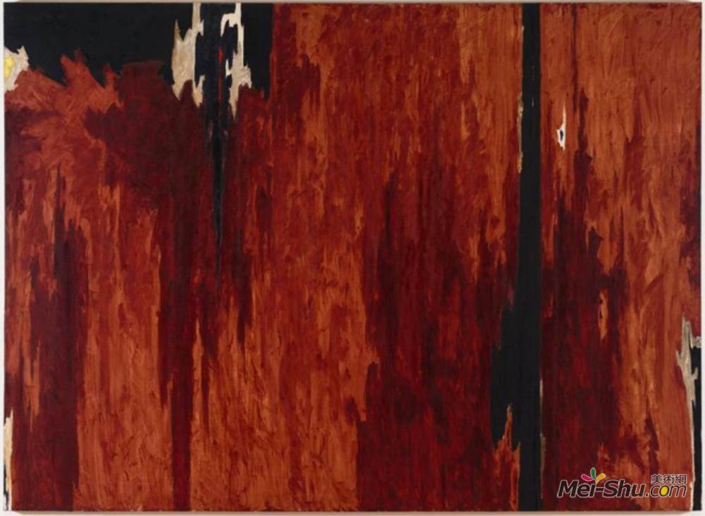 克莱佛·史提(Clyfford Still)高清作品《无题》