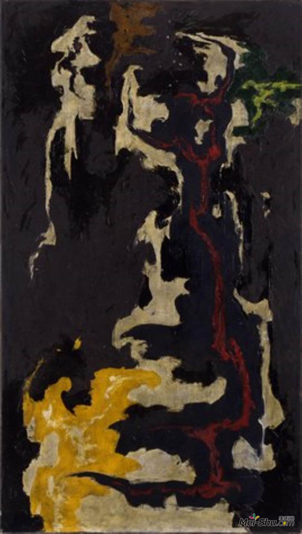 克莱佛·史提(Clyfford Still)高清作品《无题》