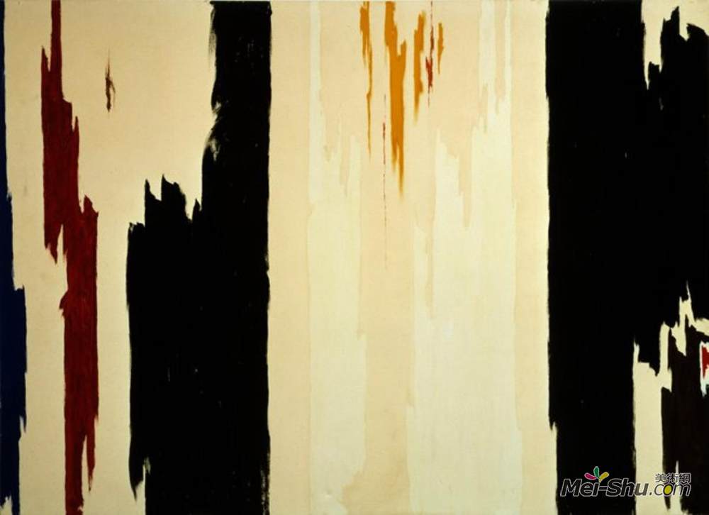 克莱佛·史提(Clyfford Still)高清作品《无题》