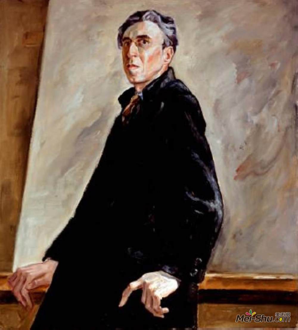 克莱佛·史提(Clyfford Still)高清作品《Self-Portrait (PH-382)》