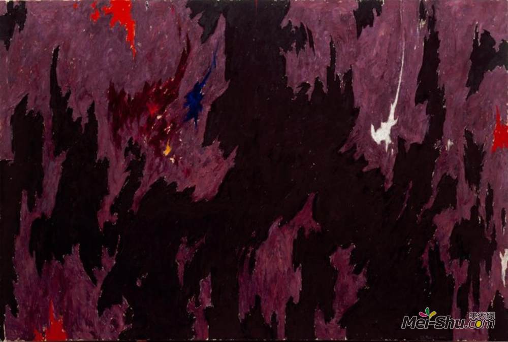 克莱佛·史提(Clyfford Still)高清作品《无题》