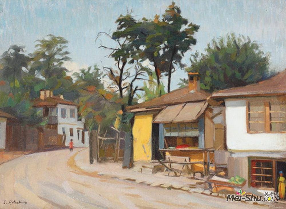 康斯坦丁阿塔奇诺(Constantin Artachino)高清作品《Street in Turtucaia》