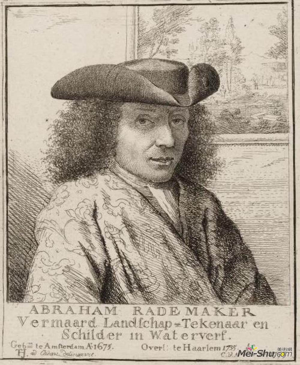 科内利斯范诺德(Cornelis van Noorde)高清作品《亚伯拉罕·拉德米克画像》
