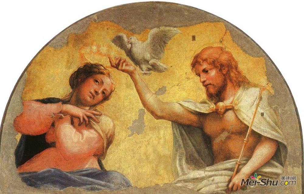科雷吉欧(Correggio)高清作品《圣母加冕》