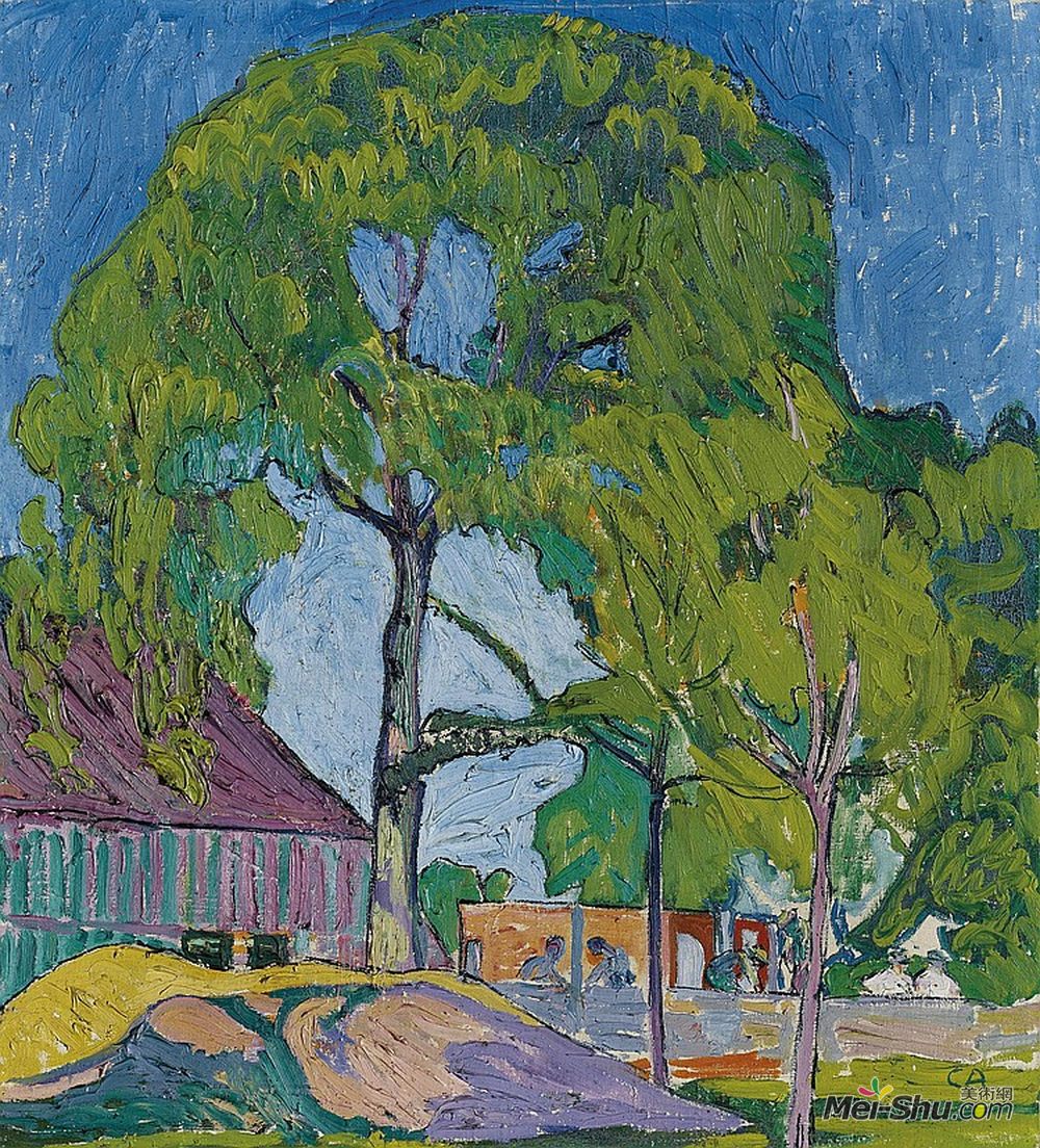 库诺 · 阿米耶(Cuno Amiet)高清作品《豪斯堡二世》