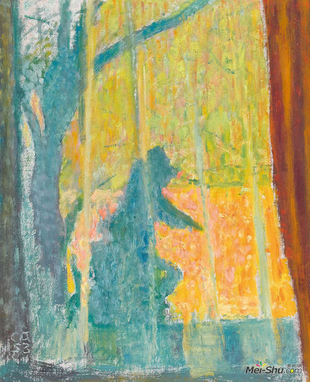 库诺 · 阿米耶(Cuno Amiet)高清作品《通过窗口的秋天印象》