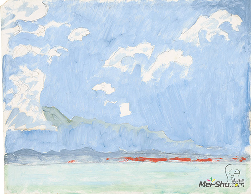 库诺 · 阿米耶(Cuno Amiet)高清作品《图恩湖》