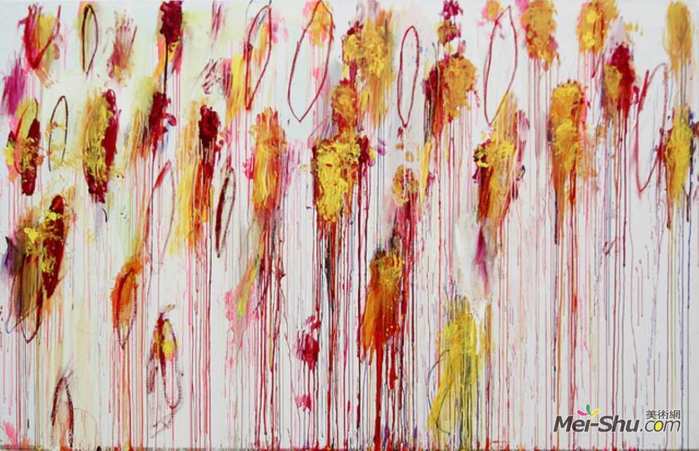 塞·敦普利(Cy Twombly)高清作品《勒班陀，第八部分》