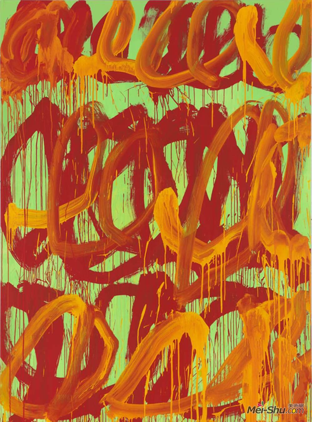 塞·敦普利(Cy Twombly)高清作品《Camino Real (II)》