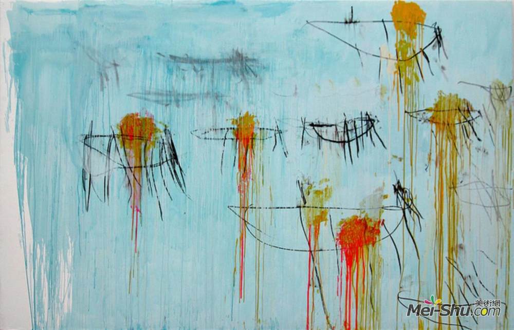 塞·敦普利(Cy Twombly)高清作品《勒班陀，第三部分》