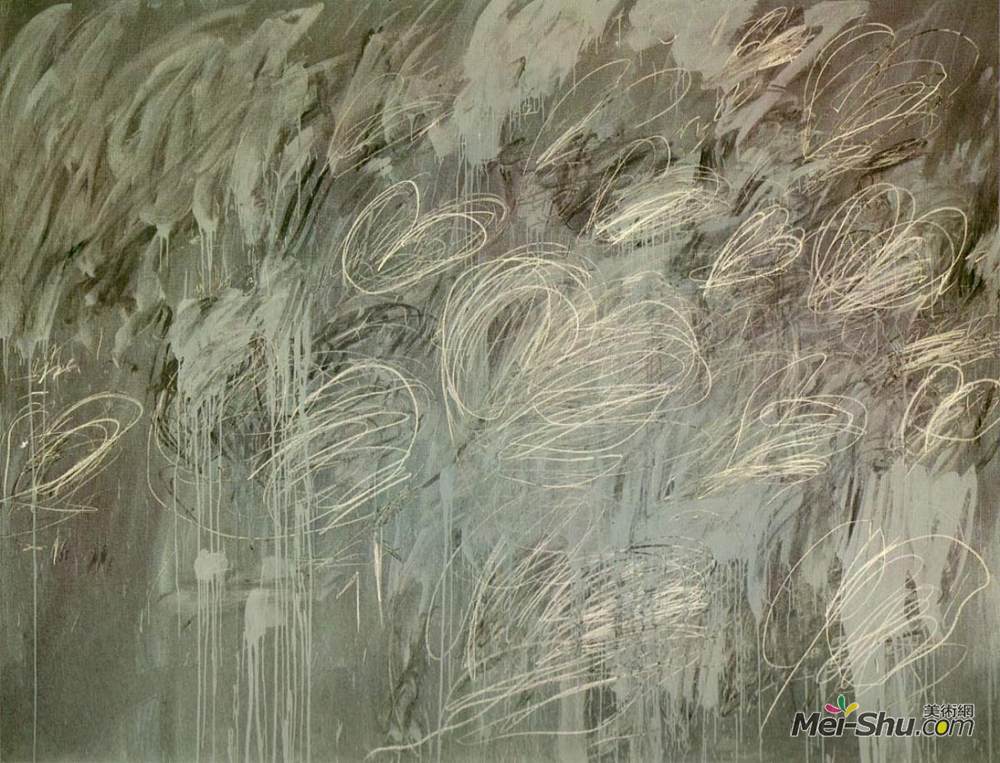 塞·敦普利(Cy Twombly)高清作品《塞拉莱注释（注二）》