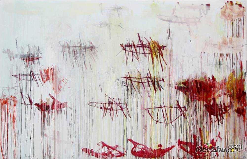 塞·敦普利(Cy Twombly)高清作品《勒班陀，第九部分》