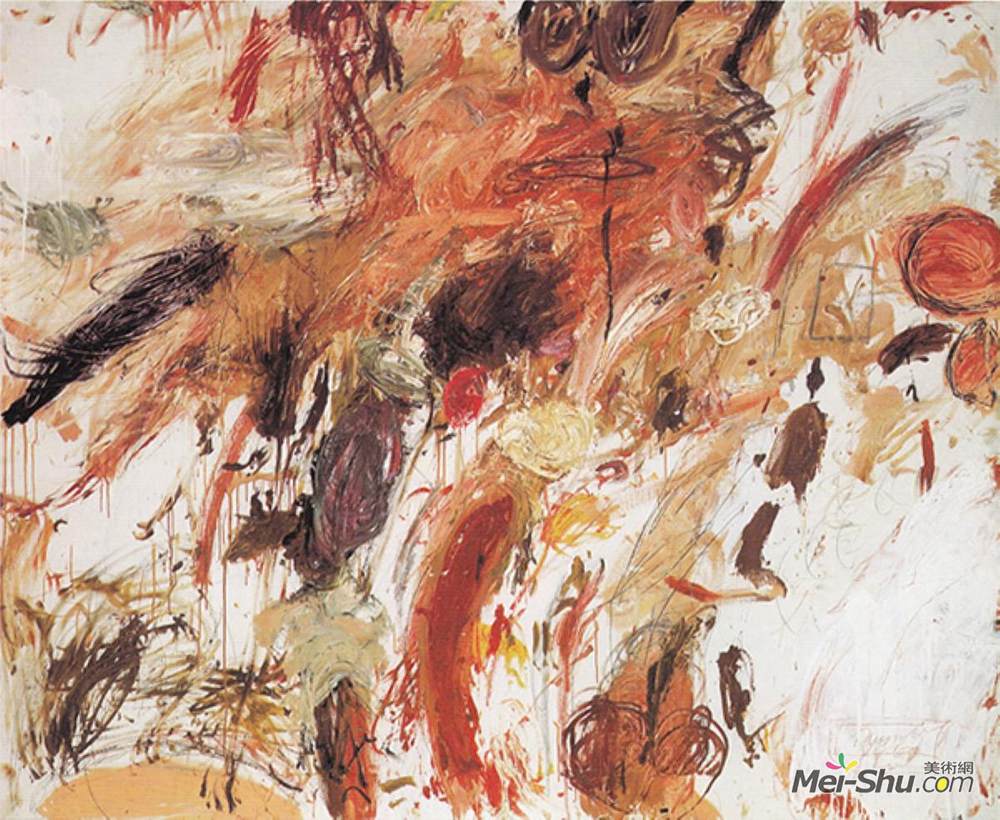 塞·敦普利(Cy Twombly)高清作品《Ferragosto V》