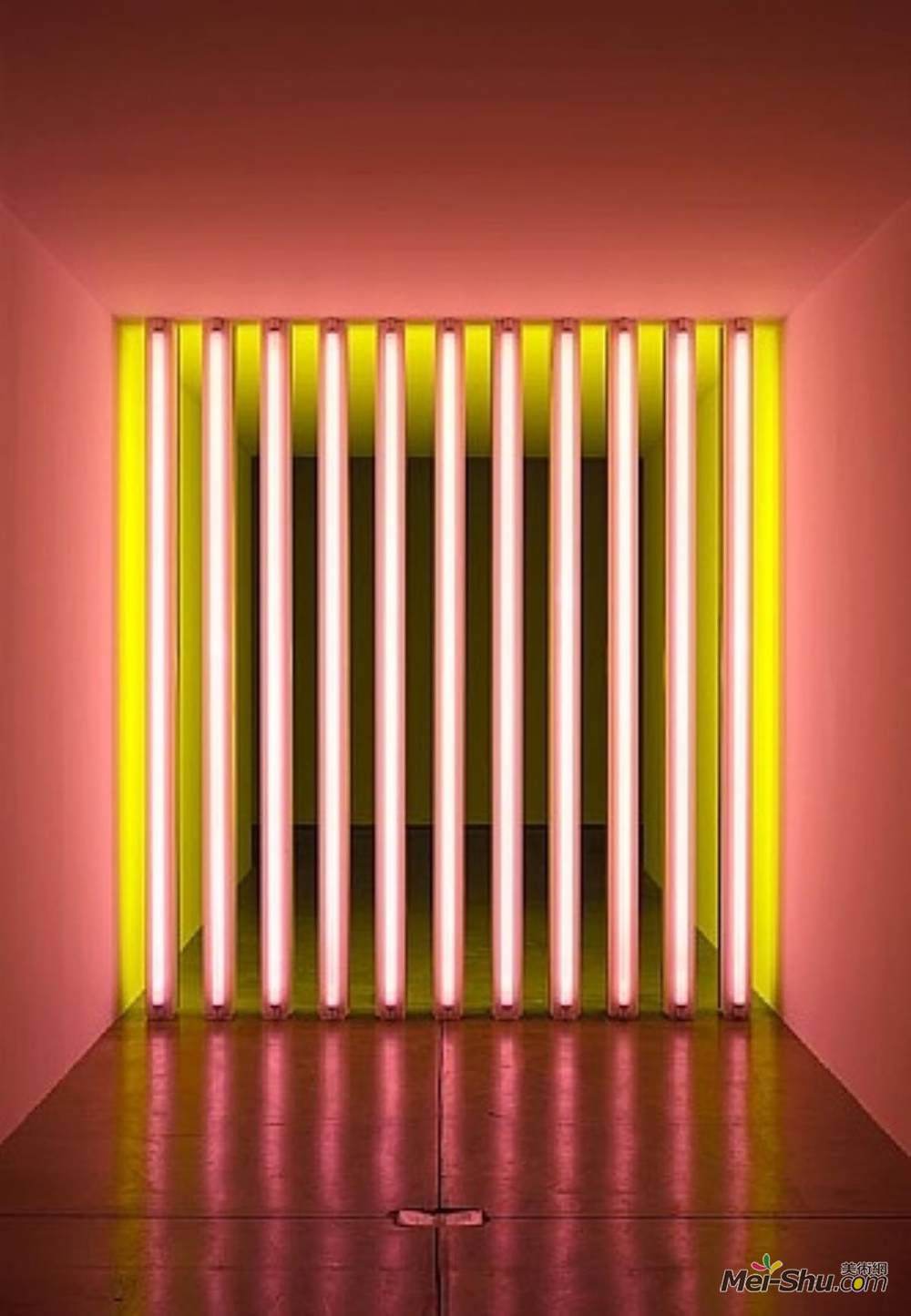 丹弗拉文(Dan Flavin)高清作品《Untitled (to Barry Mike Chuck and Leonard)》