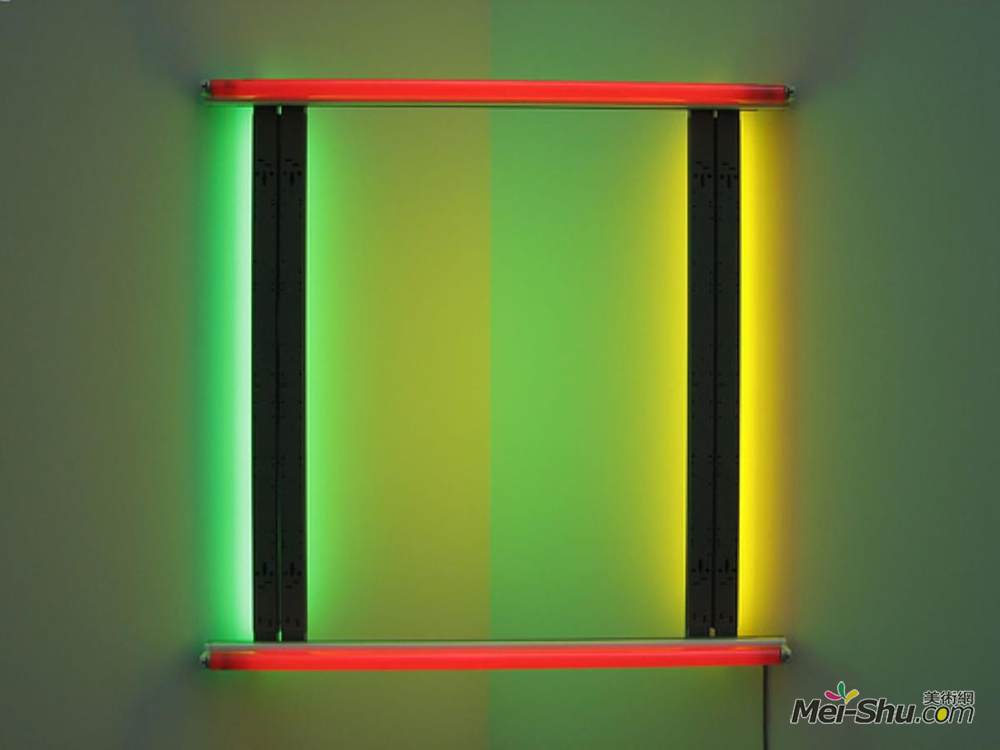 丹弗拉文(Dan Flavin)高清作品《Untitled (to Bob and Pat Rohm)》