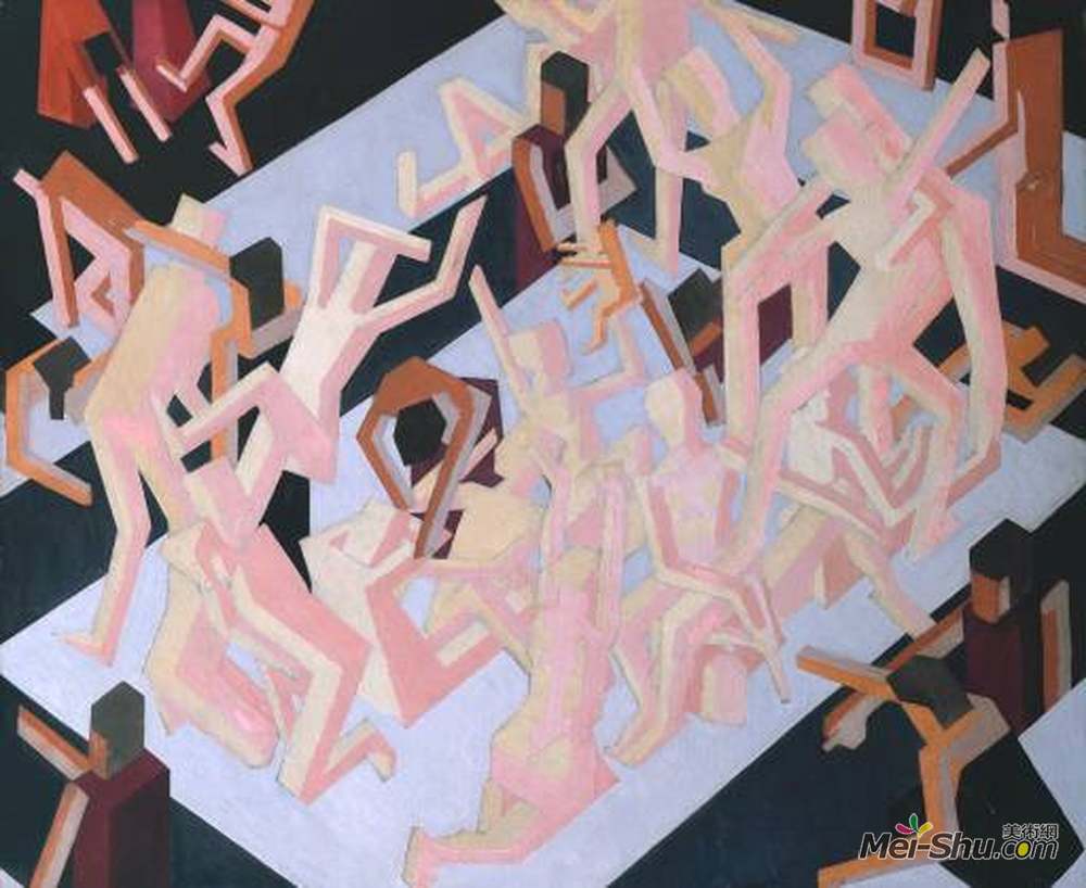 大卫·邦勃格(David Bomberg)高清作品《以西结的异象》