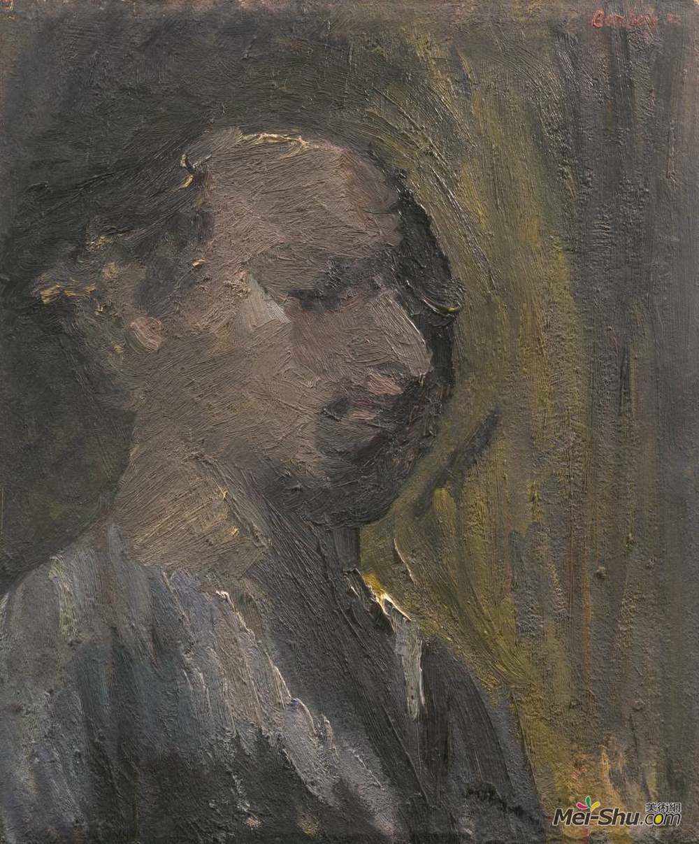大卫·邦勃格(David Bomberg)高清作品《自画像》