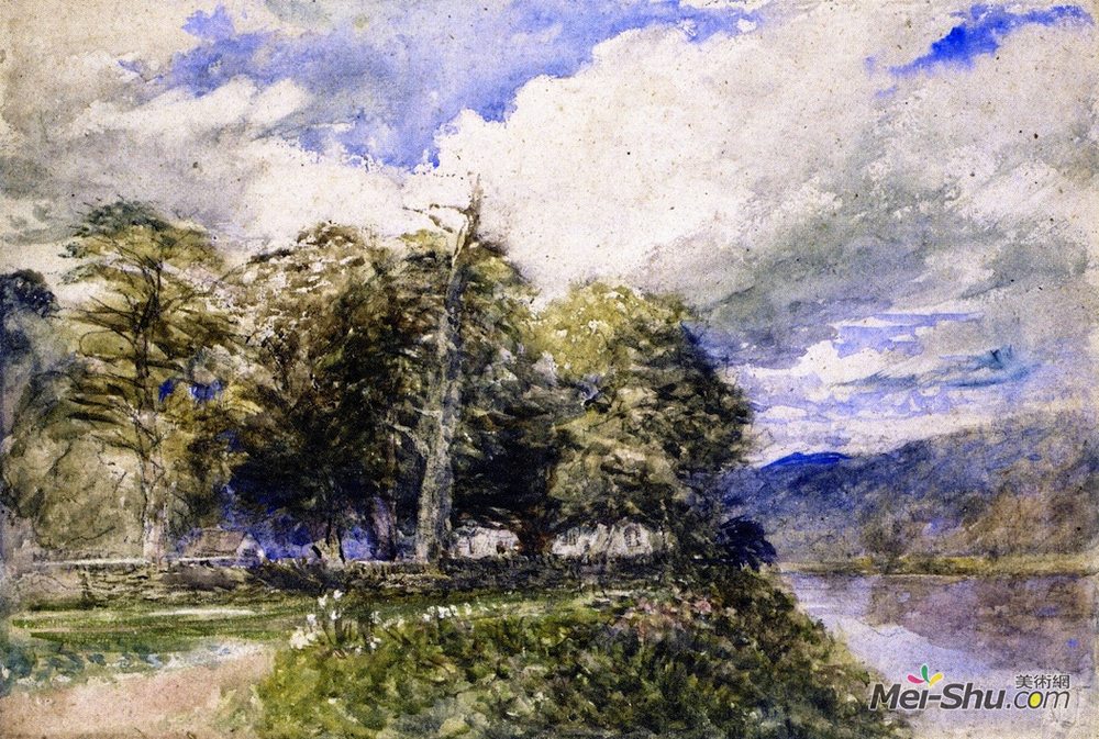 戴维·考克斯(David Cox)高清作品《Bettws-y-Coed》