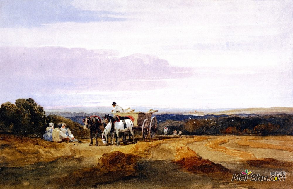 戴维·考克斯(David Cox)高清作品《玉米田》