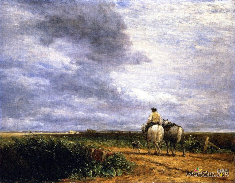 戴维·考克斯(David Cox)高清作品《去干草场》