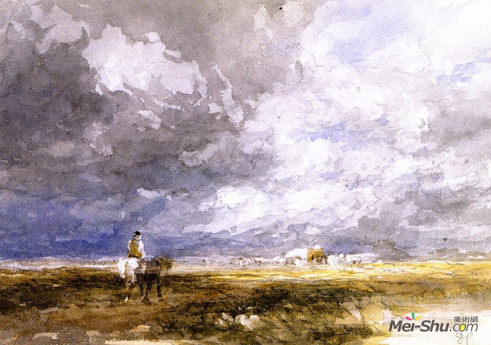 戴维·考克斯(David Cox)高清作品《去干草场》