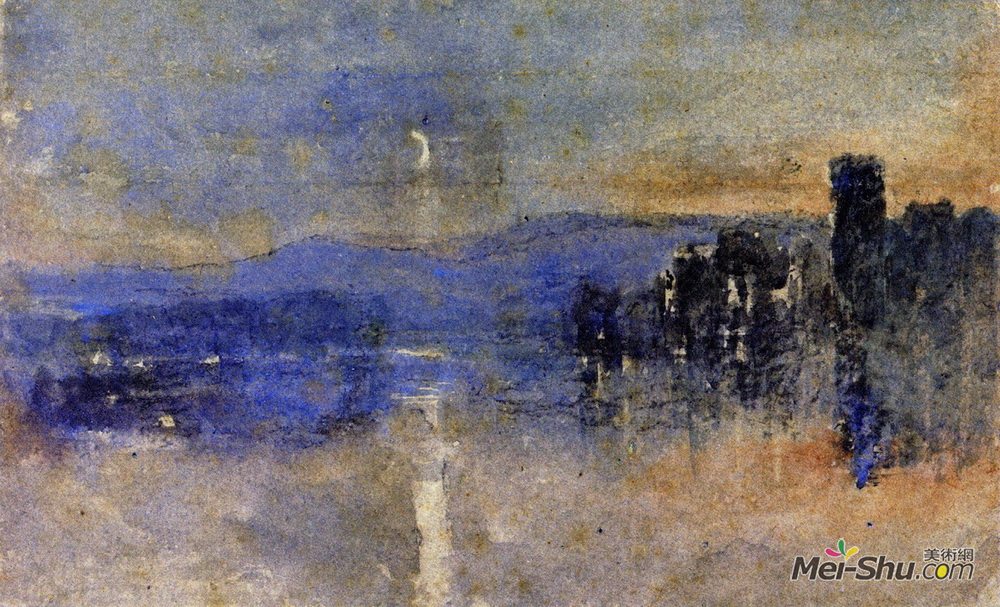 戴维·考克斯(David Cox)高清作品《月光景观》