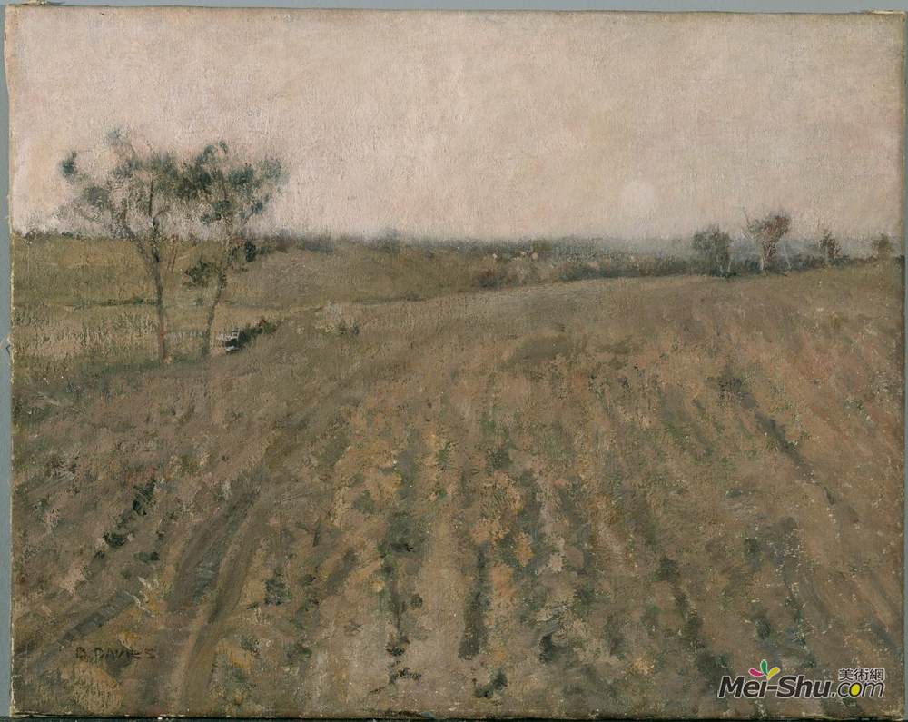 戴维·戴维斯(David Davies)高清作品《温暖的夜晚，Templestowe》