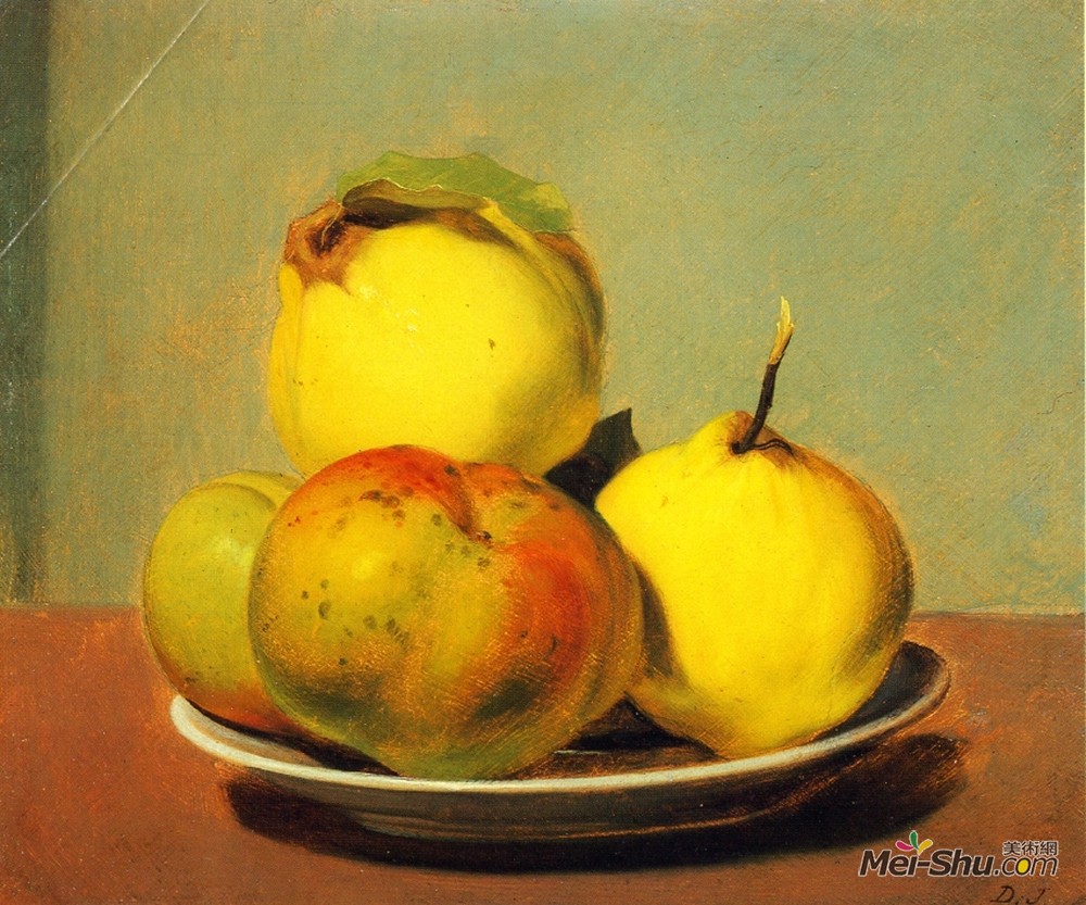 大卫·约翰逊(David Johnson)高清作品《苹果和柑橘的菜》